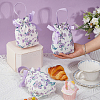 10Pcs Cloth Flower Print Drawstring Pouches ABAG-DC0001-09A-3