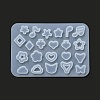 DIY Star/Heart/Flower/Music Note Shaker Filler Silicone Quicksand Molds X-DIY-G079-03B-5