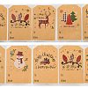 Christmas Theme Cartoon Paper Stickers STIC-P013-08B-2