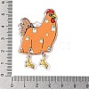 Halloween Theme Opaque Printed Acrylic Pendants SACR-S034-11C-3