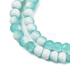 Frosted Crackle Glass Beads Strands GLAA-U001-4mm-M-3