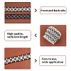 Imitation Polyester with ABS Plastic Beaded Trimming OCOR-CA0001-25-5