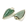 Natural Green Strawberry Quartz Pendants G-K347-01G-07-2