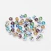 Electroplate Glass Beads X-GR4MMY-M1-2