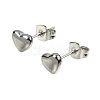 304 Stainless Steel Stud Earrings for Women EJEW-G459-01C-P-2