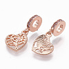 Alloy European Dangle Charms MPDL-T004-03RG-2