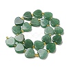 Natural Green Aventurine Beads Strands G-G072-D02-01-3