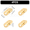 Unicraftale 4Pcs 304 Stainless Steel Fold Over Clasps STAS-UN0055-31-3