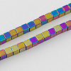Non-magnetic Synthetic Hematite Beads Strands G-Q876-2mm-1-2