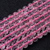 Natural Rose Quartz Bead Strands G-R173-10mm-04-1