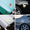 Reflective Vinyl Car Stickers STIC-WH0022-024-5