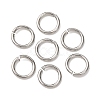 Tarnish Resistant 304 Stainless Steel Open Jump Rings STAS-N015-10-7x1mm-1