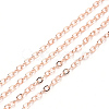 3.28 Feet Brass Cable Chains X-CHC-T008-06A-RG-1
