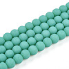 Opaque Glass Beads Strands GLAA-T032-P6mm-MD12-1