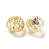 Transparent Electroplate Glass Beads GLAA-L046-02I-2