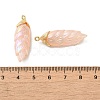 Rainbow Iridescent Plating Resin Pendants RESI-C047-03A-G-3