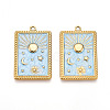 304 Stainless Steel Pendants STAS-N108-27A-G-1
