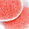 6/0 Inside Colours Transparent Glass Seed Beads SEED-T007-07H-3