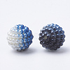 Imitation Pearl Acrylic Beads OACR-T004-10mm-01-2