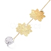 Faceted Glass Sun Catcher Pendant Decorations AJEW-A037-07G-2