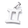 Non-Tarnish 304 Stainless Steel Pendants STAS-L210-06K-P-1