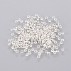 Brass Crimp Beads X-KK-L020-S-1