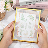 Iron & Glass Round Photo Frame AJEW-WH0554-31-3