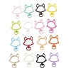 Spray Paint Alloy Swivel Clasps AL-CBA3ACE-01-1