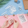 160Pcs 4 Styles Transparent Plastic Resealable Packaging Bags OPP-BC0001-12-3