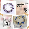120Pcs Resin European Beads RPDL-SP0001-02-6