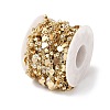 Handmade Brass & Rhinestone Chains CHC-Z001-15KCG-01-2
