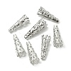 100Pcs Iron Filigree Bead Cones IFIN-YW0003-19-1