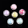 Transparent Acrylic Beads X-TACR-N011-006B-03-2