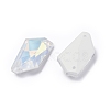 Mocha Effect Polygon Shape Sew on Rhinestone RGLA-C001-13A-001AM-2