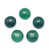 Natural Dyed & Heated Green Onyx Agate Cabochons X-G-P393-R43-10mm-1