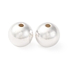 Fine Silver Round Beads STER-A047-08A-S-1