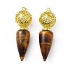 Natural Tiger Eye Big Pendants G-H281-07G-07-2