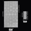 Plastic Mesh Canvas Sheets KY-WH0020-75-2