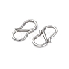Non-Tarnish 304 Stainless Steel S-Hook Clasps STAS-R157-02P-2