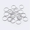 925 Sterling Silver Soldered Closed Jump Rings STER-F036-03P-1x7-1