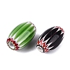 Handmade Millefiori Glass Barrel Beads LA-N002-03-2