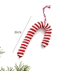 Christmas Cloth Stripe Candy Pendant Decorations PW-WG1E18D-04-1