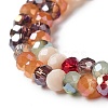 Glass Beads Strands EGLA-A034-M4mm-05-4