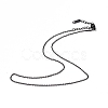 304 Stainless Steel Cable Chain Necklace for Men Women NJEW-K245-014E-1