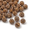 Polymer Clay Rhinestone Beads LS-RB-H284-6MM-Half-246-1