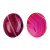 Natural Banded Agate/Striped Agate Cabochons G-T122-22A-3