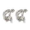 Non-Tarnish 304 Stainless Steel Stud Earrings EJEW-Z026-16P-1