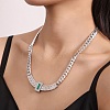 304 Stainless Steel Chunky Necklaces NJEW-Q322-03P-1