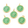 Real 18K Gold Plated Brass Pendants KK-L206-013G-06-1