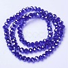 Electroplate Glass Beads Strands EGLA-A034-T1mm-A11-2